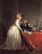 Jacques-Louis David Antoine-Laurent Lavoisier and His Wife Spain oil painting artist